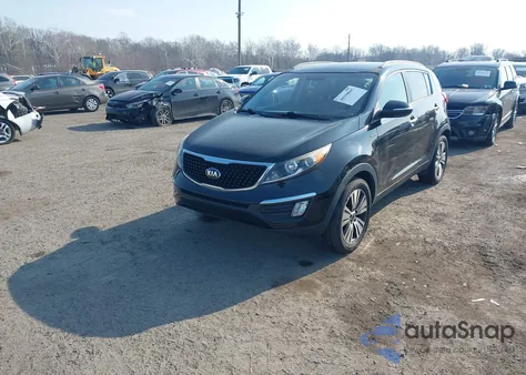 2016 Kia Sportage Ex из США, поврежденный, VIN KNDPCCAC6G7863676
